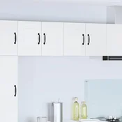 Ormar za Zid PORTO 2 pcs Visoki sjaj bijela 60 x 31 x 40 cm