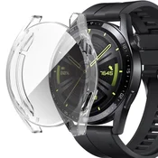 GS Ovitek 2 v 1 z zaščitno folijo za Huawei Watch GT 3 42 mm, prozoren