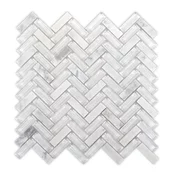 Mozaik May Crystal Mosaic Cute White, sjaj i mat, dekor