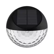 Aigostar - LED RGB solarno zidno svetlo LED/2W/1,2V crna IP44