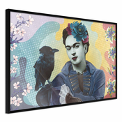 Poster - Frida with a Raven 30x20