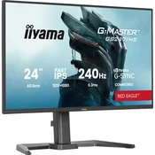 iiyama G-Master GB2471HS-B1 Red Eagle, gaming monitor - 23.8 - black (matt), FullHD, Fast-IPS, HDMI, DP, G-Sync comp., 240Hz panel