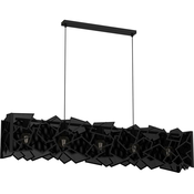 Luster na sajli CAMO 5xE27/15W/230V crna