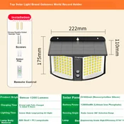 Yinglang Solarna zidna lampa