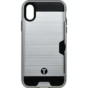 MobilNET plastičen ovitek za iPhone X/XS - srebrn