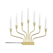 Markslöjd 706561 - Božicni svecnjak BROSA 7xE10/3W/230V zlatna