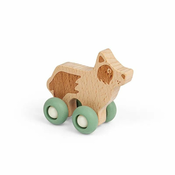 Bigjigs Toys Hišni ljubljenček na kolesih Pes