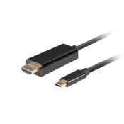 Lanberg lanberg kabel usb-c(m)-hdmi(m) 0,5m 4k 60hz črn ca-cmhd-10cu-0005-bk