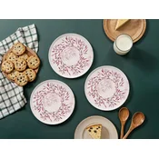 Hermia Set dezertnih tanjira, 6 komada, Crveni
