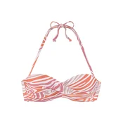 SUNSEEKER Bikini zgornji del nude/oranžna/staro roza/bela