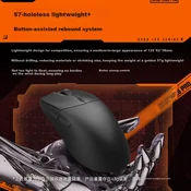 ThundeRobot Bežicni gaming miš, 2.4GHz, Bluetooth, USB, Crni