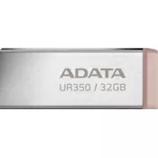 ADATA UR350/32GB/USB 3.2/USB-A/Hnědá
