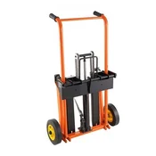 VEVOR Materialni dvigovalec z zložljivo zložljivo konstrukcijo, 1165x735x280 mm, oranžen