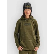 Burton Oak Long ženski pulover s kapuco dried moss htr