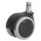 Räder Pohištveni kolesček z 11 mm zatičem, vrtljiv, brez zavore, 50 mm, 50 kg