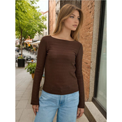 Sinsay - Bluza - braon