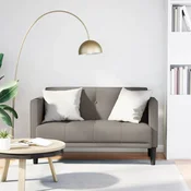 Dvosjed, sofa, taupe, 111 cm, tkanina