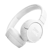 Bežične slušalice s mikrofonom JBL - Tune 670NC, ANC, bijele