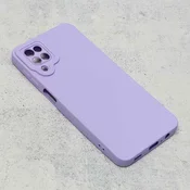 Torbica Silikon Pro Camera za Samsung A125F Galaxy A12 ljubicasta