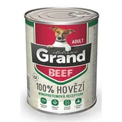 GRAND cons. deluxe dog 100% govedina 400g