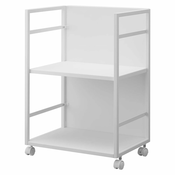 Bel kovinski regal na koleščkih 42x60 cm Tower – YAMAZAKI