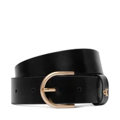 Calvin Klein Pas Rounded Buckle Ck Loop 35Mm LV04F7145G Črna