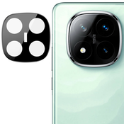 Full body zaščitno steklo za zadnjo kamero za Xiaomi Redmi Note 14 Pro Plus 5G - črno