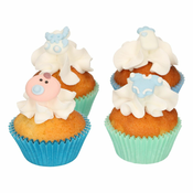 Funcakes Sladkorne dekoracije - Baby boy 12 kos