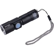 Extol - Punjiva LED baterijska lampa LED/3W/450 mAh/3,7V crna