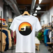 Camiseta Majica sa štampanim printom Cam 443, Ženska, Bela