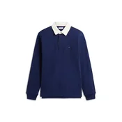 TOMMY HILFIGER Majica ESSENTIAL mornarska/off-bela