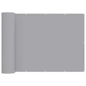 Vidaxl Zaslon za zasebnost na balkonu 180 x 500 cm Blago s PU prevleko