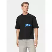HUGO Majica Nohacrop 50556406 Črna Loose Fit
