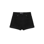 Pull&Bear Kavbojke črn denim