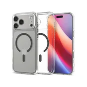 Spigen Ultra Hybrid MagSafe, clear graphite - iPhone 2025 Pro Max