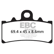 Klocki hamulcowe EBC FA606HH wzmacniane (kpl. na 1 tarcze)