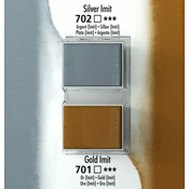 Daler Rowney Akvarelna barva Aquafine set 2 silver (imit.)/gold (imit.)