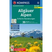 KOMPASS Wanderführer Allgäuer Alpen, einfache Wanderungen, 35 Touren mit Extra-Tourenkarte