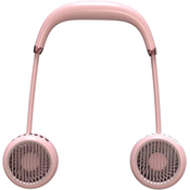 Dardanar Modni viseči ovratni ventilator, leni prenosni mini USB za polnjenje, tihi športni viseči ovratni ventilator, (21198516)