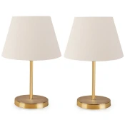 Opviq AYD 2339 Stona lampa, Zlatno-Bela