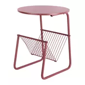 Kovinska okrogla stranska mizica o 40 cm Riqueza Revista – Leitmotiv