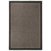 shumee vidaXL Zunanja preproga, ravno tkana, 160x230 cm, temno rjava
