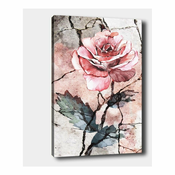 Zidna slika na platnu Tablo Center Rose, 40 x 60 cm