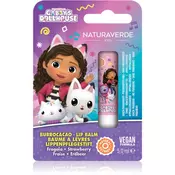 Gabbys Dollhouse Naturaverde Kids balzam za ustnice za otroke Strawberry 1 kos