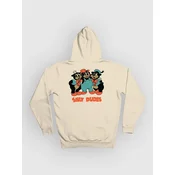 The Dudes Silly Dudes moški pulover s kapuco almond milk