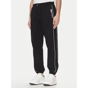 Karl Lagerfeld Jeans Spodnji del trenirke A2M10098 Črna Regular Fit
