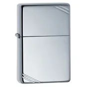 Zippo vžigalnik Vintage Slashes High Polish Chrome