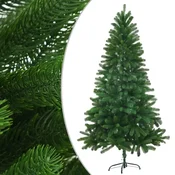 Vidaxl Umetna novoletna jelka z realističnimi iglicami 150 cm zelena