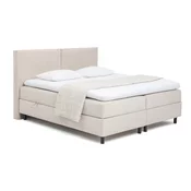 Bež boxspring postelja s prostorom za shranjevanje 160x200 cm Elva Bold – Bonami Selection