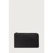 Etui za ključe Calvin Klein Foil Logo L-Zip Cardcase LV04F1317G Črna
